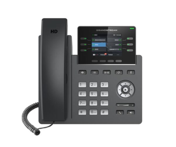 تلفن تحت شبکه Grandstream GRP2613 با PoE و Gigabit