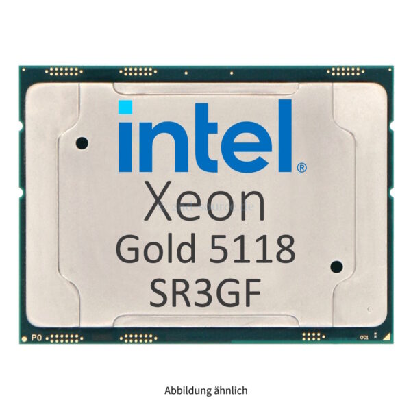 پردازنده سرور Intel Xeon Gold 5118 دوازده هسته‌ای