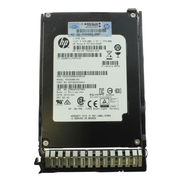 SSD سرور HPE 1.6TB SAS 12G Mixed Use مدل P19915-B21