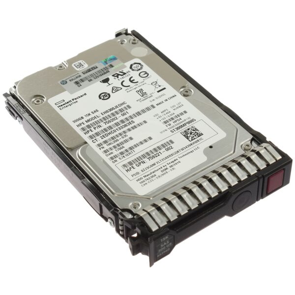 هارد سرور HPE 300GB SAS 6G 15K SFF مدل 627117-B21