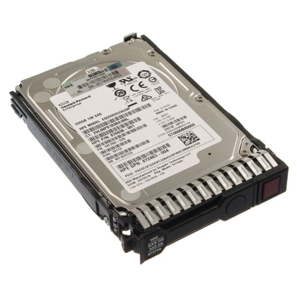 هارد سرور HPE 600GB SAS 12G 10K SFF پارت نامبر 872477-B21