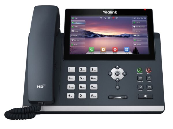 تلفن تحت شبکه Yealink SIP-T48U با نمایشگر لمسی 7 اینچ